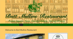 Desktop Screenshot of butt-mullins-restaurant.com